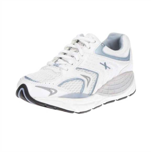 NEW XELERO women's matrix mesh shoes in white/light blue